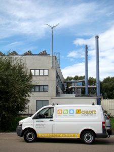 Fertige Klein-Windkraft-Anlage von Schlotz GmbH